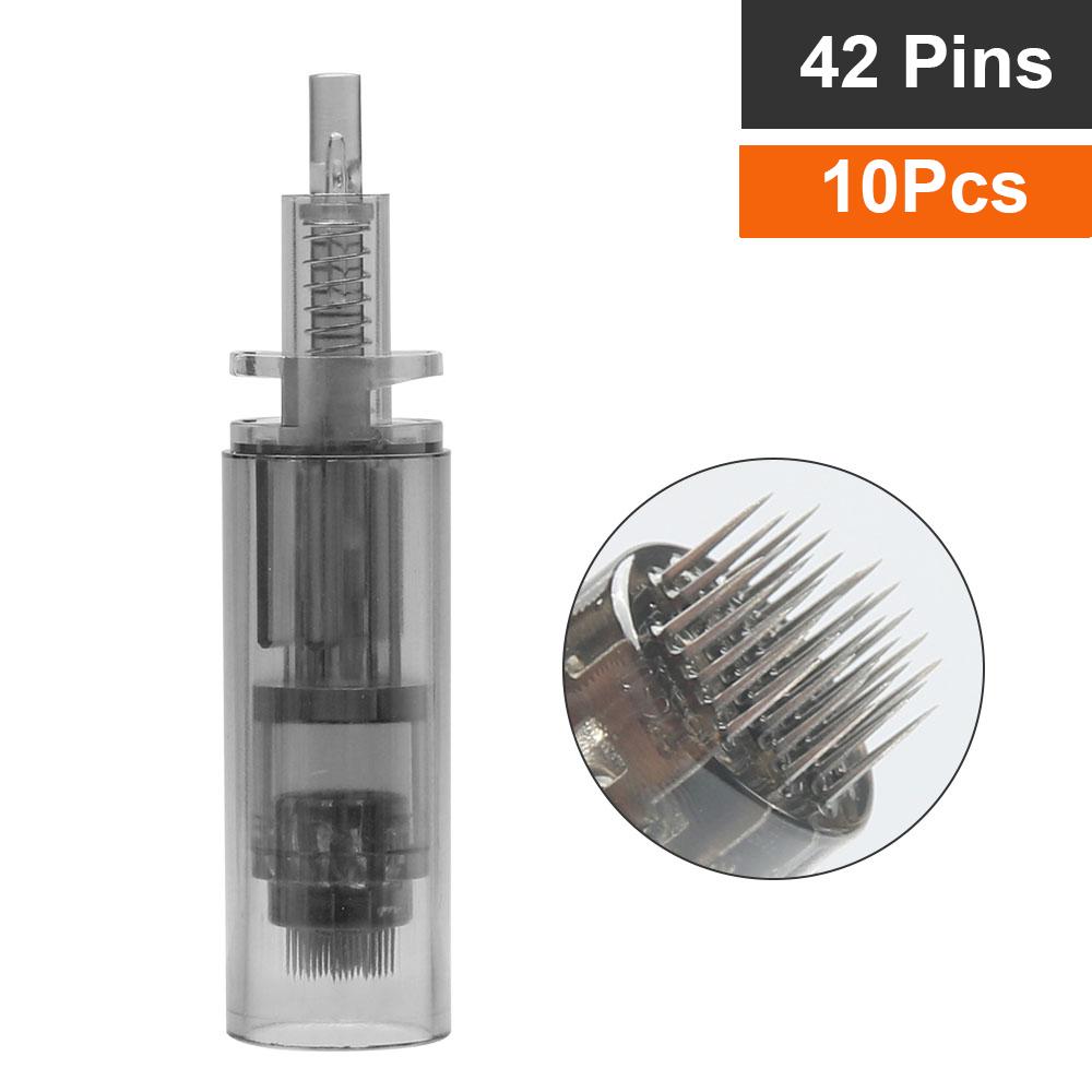 Dr.Pen Сменные иглы A7, картриджи с наконечником, одноразовые иглы для микронидлинга MTS, ролик для дермы, сменные иглы, 10 шт./упак.