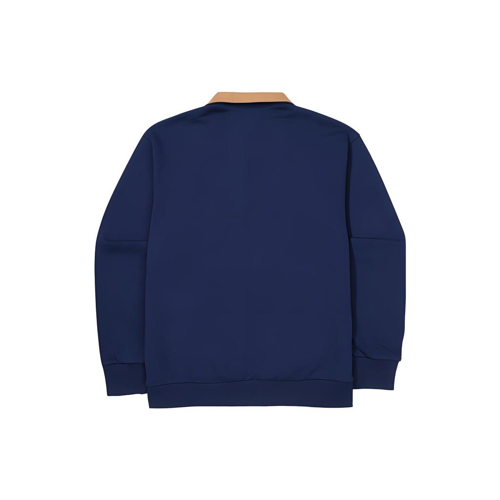 FILA Sweatshirts Unisex Blue Lapel Moderate Regular FS2POF3106X-NAY