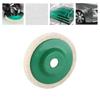 Metal Rust Removal Wool Polishing Disc Wear Resistant Wool Polishing Pad  Ceramic