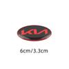 6x3.3см Наклейка-значок на центр руля автомобиля для KIA Stinger Sportage KX3 Ceed K7 K5 K3 R Forte Rio Soul АксессуарыVG9