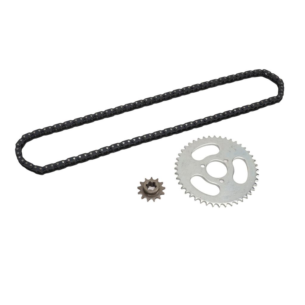 T8F 13T Front Sprocket T8F Drive Chain 116 Links T8F 44T 3 Hole Rear Chain Sprocket Kit for ATV