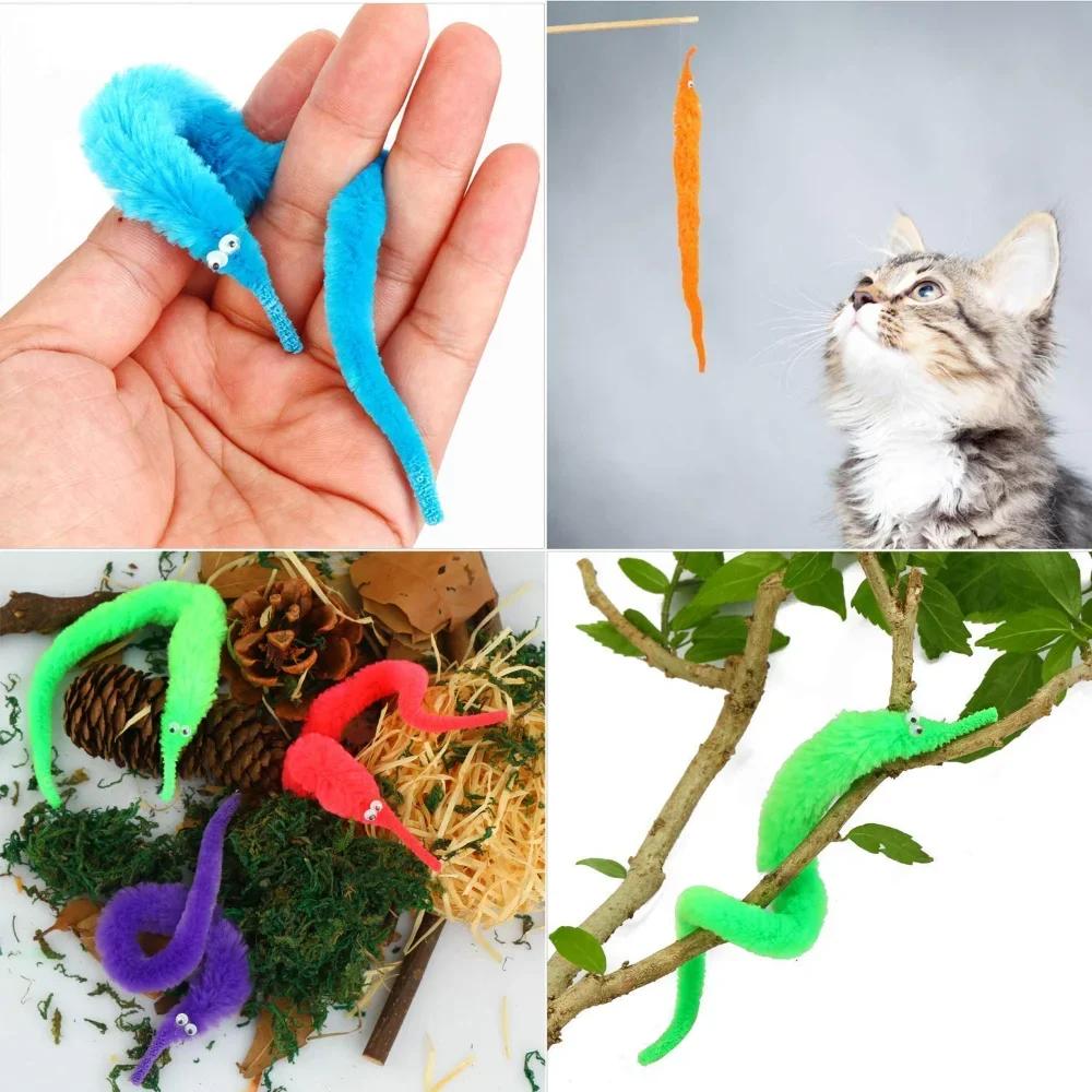 Stuff Fuzzy Worm Magic Toys Wizard Strange Twist Insect Tricks Games Worm on A String Tricks for Children Prank  Fidget Toys