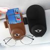 Multifunction Car Sunglasses Clip Card Ticket Holder Stand Eyeglasses For Cooper Fridge One F56 R56 R57 R58 R59 R60 JCW Countryman Clubman