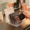 Acrylic Compact Eyeshadow Palette Organizer Display Tray Storage Box Cosmetics Makeup Rack Holder Drawer Organizer 7 Grid