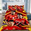 Football Stars Duvet Cover Pillowcase Bedding Set Adult Boy Girl Bedroom Decoration Children Gift Single Double Large Size