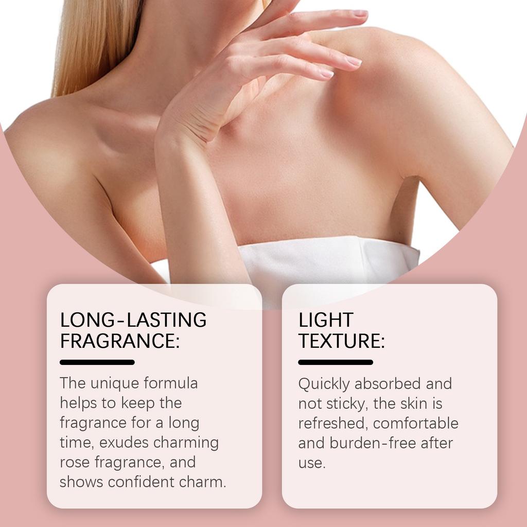 Body Care Ball Rose Natural Dry Armpit Moisturizing Convenient Body Care Stick 50ml