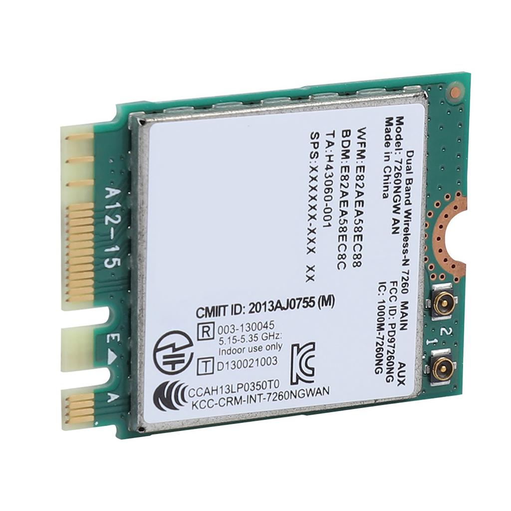 Для Intel 7260NGW AN Беспроводная карта WIFI 2.4G 5G Bluetooth 4.0 Сетевая карта