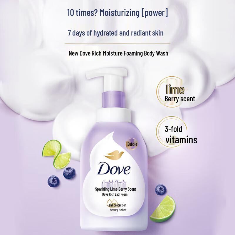 Dove пенящийся гель для душа