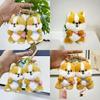 Cute Corgi Dog Plush Hang Bag Cartoon Stuffed Animal Keychain Perfect For Gifts