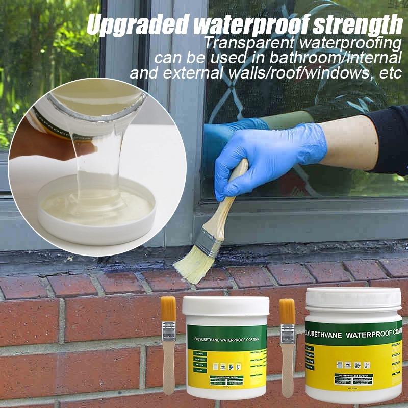 30g/100g/300G Transparent Waterproof Coating Sealant Agent Wall Leak Repair Material Invisible Glue For Roof Leakage Crack Seepage