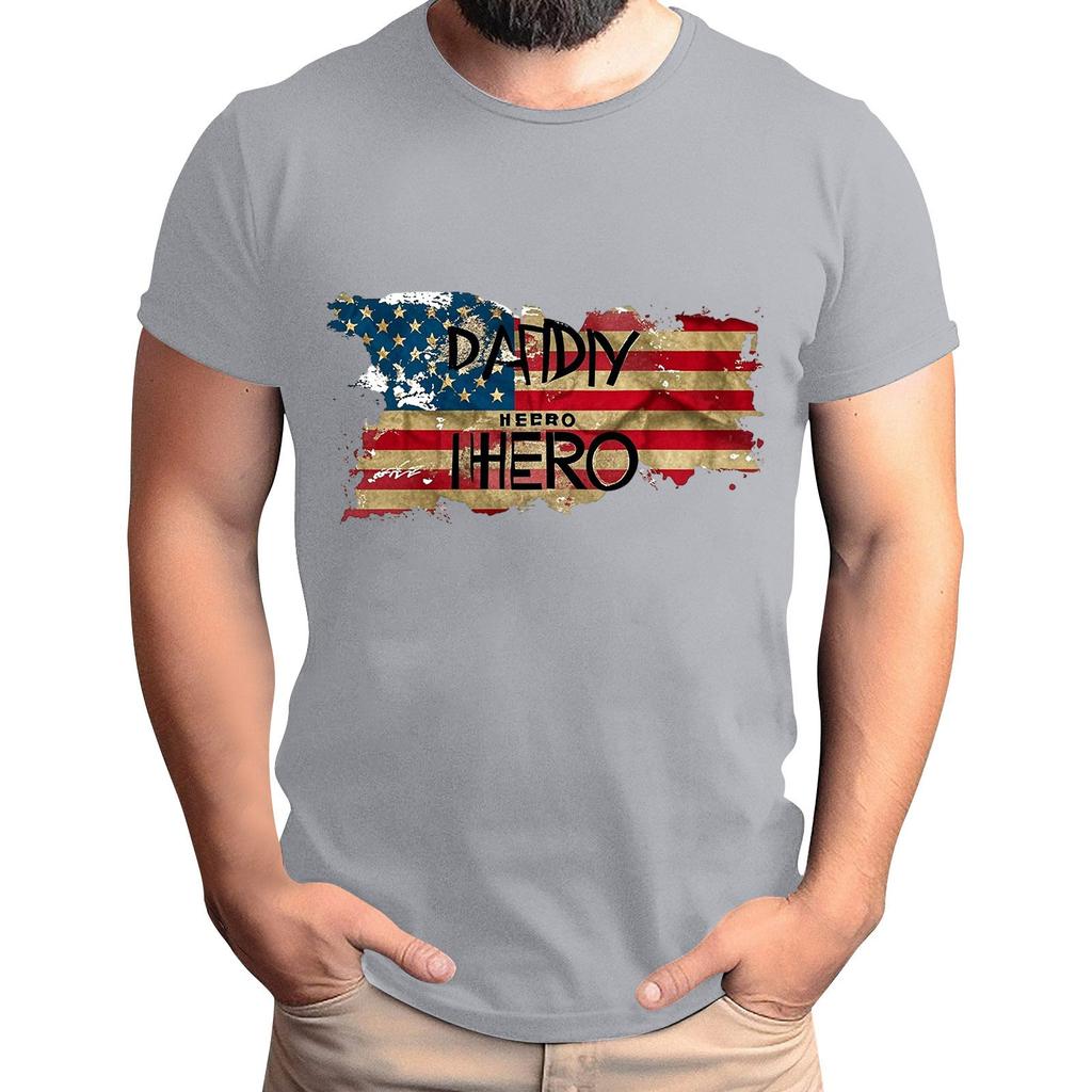 Мужская футболка с принтом флага, мужской свободный повседневный топ с короткими рукавами