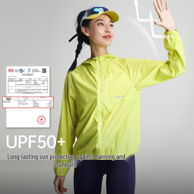 Yuebu Women's Hooded Running Sun Protection Jacket