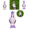 Cute Colorful Unicorn Hats For Kids Cozy Knitted Capes Handmade Scarves Winter Accessories