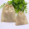 100PCS Set Wood Pulp Material Empty Tea Bags Drawstring Closure Loose Leaf Tea Bags  Tea Brewing