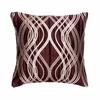 Throw Pillow Covers Brown Throw Pillow Covers Jacquard Silk Throw Pillows For Couch Striped Contemporary Style Easter - Chain Sling