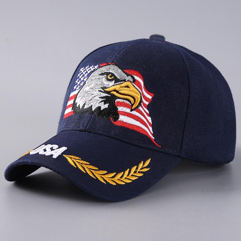 Patriot's Pride USA Eagle Baseball Cap Embroidered Breathable Casual Sports Hat with Sun Protection for Outdoor Enthusiasts