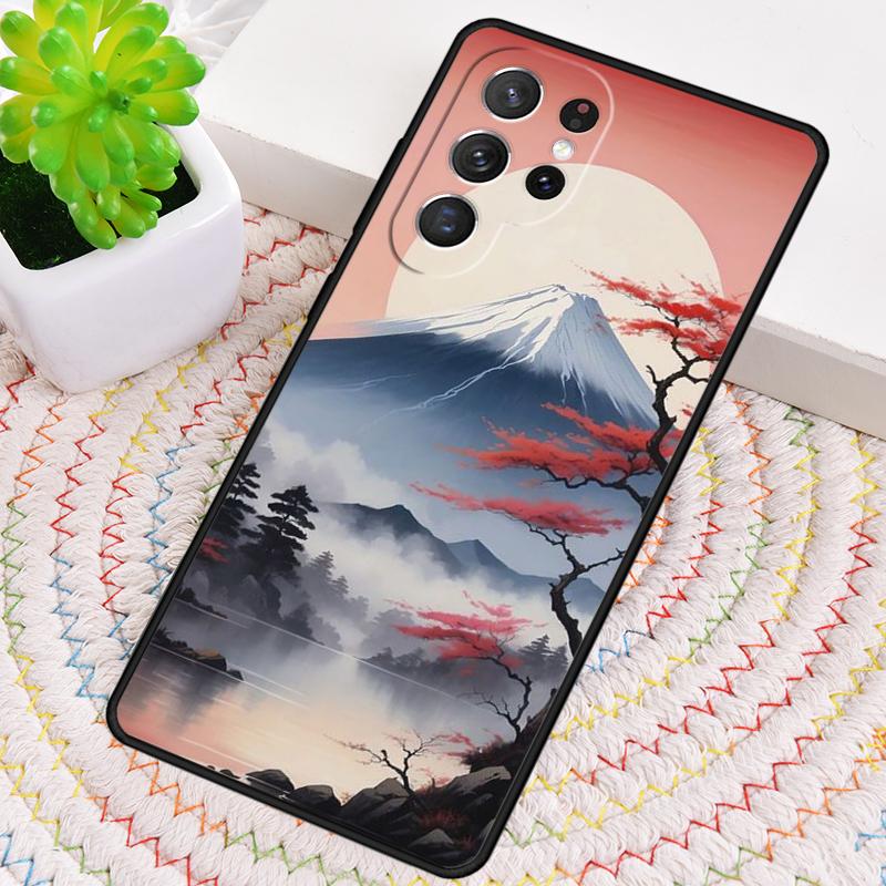 Силиконовый чехол для телефона с изображением горы Фудзи для Samsung Galaxy note 10 pro S26 S25 S24 S23 S22 S21 Plus S25Ultra Чехол