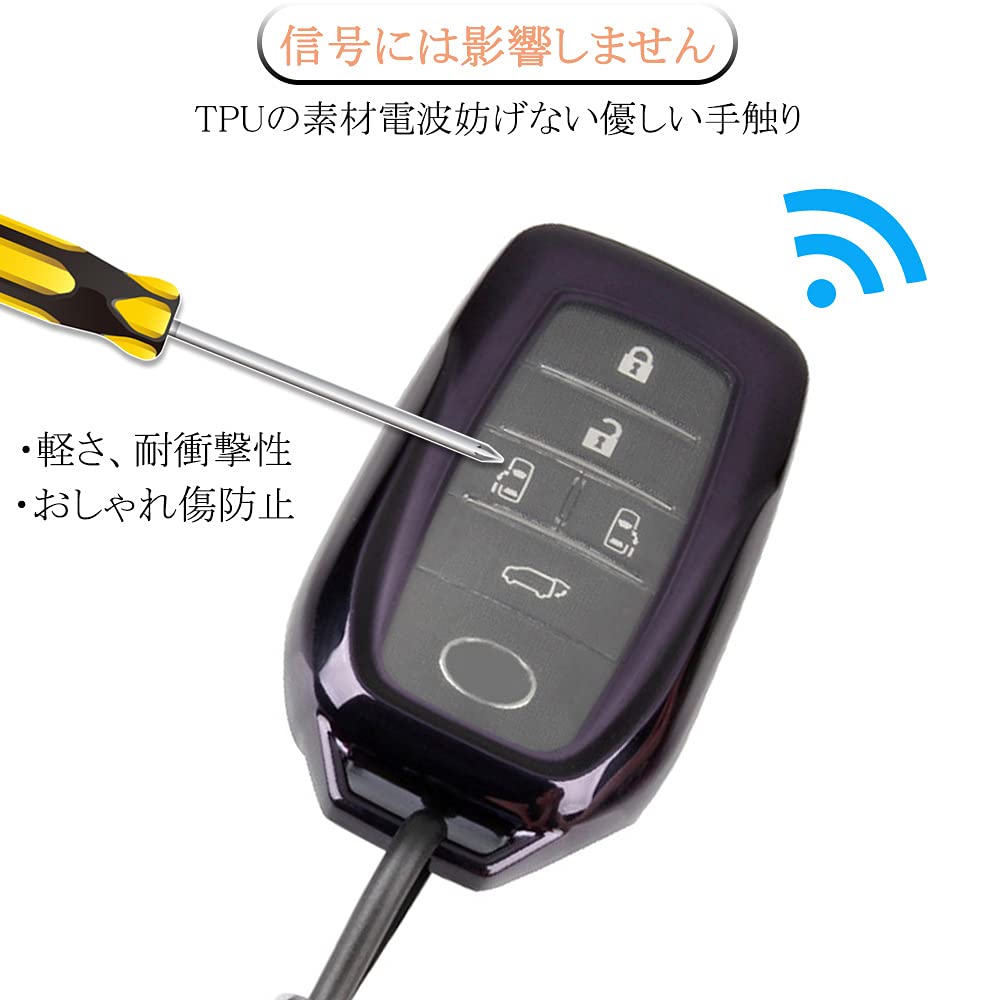 Toyota TOYOTA New Harrier 80 Series Alphard 30 Series Vellfire 30 Series Hilux GUN125 Land Cruiser 200 Series RAV4 PHV Grand Ace Exclusive Key Case