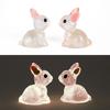 Gardening Luminous Bunnies Cute Miniature Figurines Microlandscape Mini Rabbit Ornaments