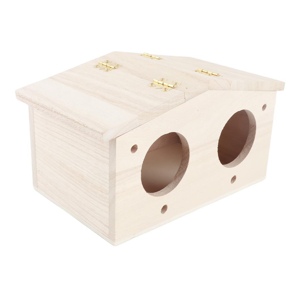 Wooden Pet Bird Nests House Breeding Box Cage Birdhouse Accessories for Parrots Swallows