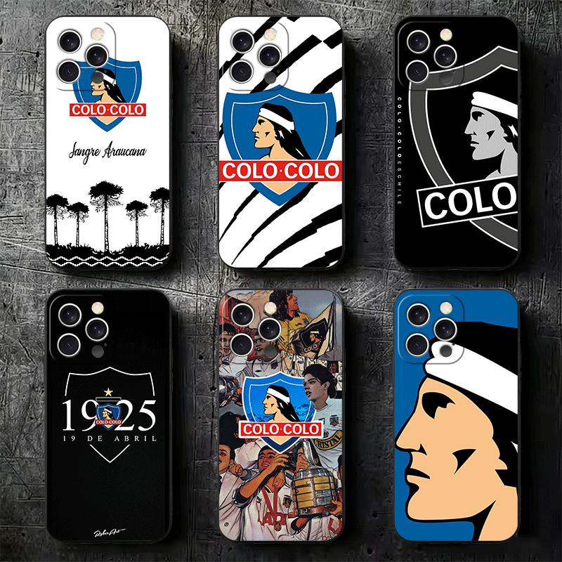 Мягкий чехол для телефона Social Y Deportivo Colo Club для iPhone 16 16E 17 Air 15 Pro Max 14 Plus 13 Mini 11 12 7 Черная задняя крышка