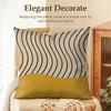 Boho Abstract Earth Tone Art Cushion Cover Natural Linen Organic Fabric DoubleSided Printing Sofa Home Decor Gift Pillow Cover