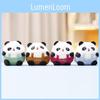 Fat Keychain Panda Cute Cartoon Girl Backpack Decoration Hanging Plush Doll Gift