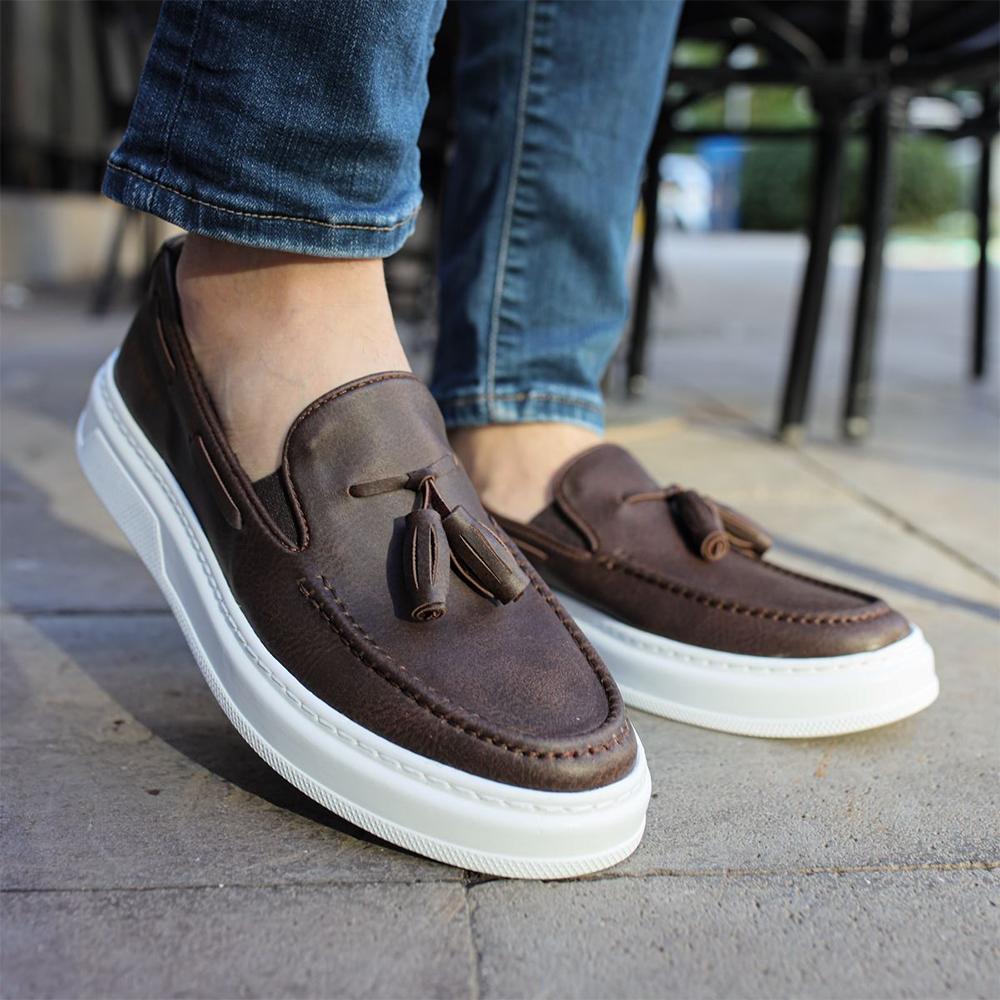 Chekich Мужская обувь, повседневная обувь, черные летние слипоны из искусственной кожи на высокой подошве, удобные модные спортивные классические свадебные офисные костюмы CH127