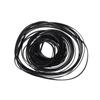 Pack of 100PCS Assorted Flat Drive Belts 2mm Width Cassette Tape Machine Rubber Belts for Recorders Portable Players