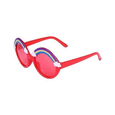 4Flaunt UV Protective Cute новейшие и стильные овальные солнцезащитные очки с радужным дизайном для детей | Возраст: 3+ года