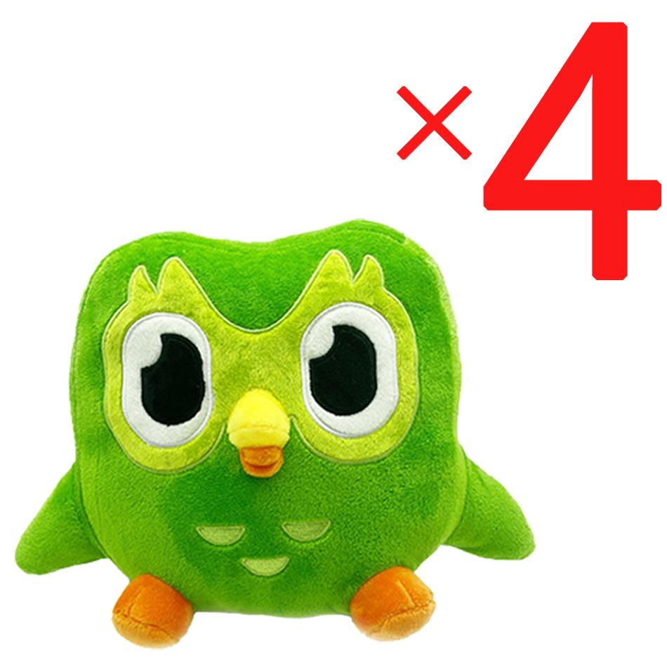 1-6 шт. Милый Зеленый Плюшевый Duo Сова из Мультфильма Аниме Плюшевая Игрушка Мягкое Набивное Животное Плюшевые Куклы Подарок для Детей