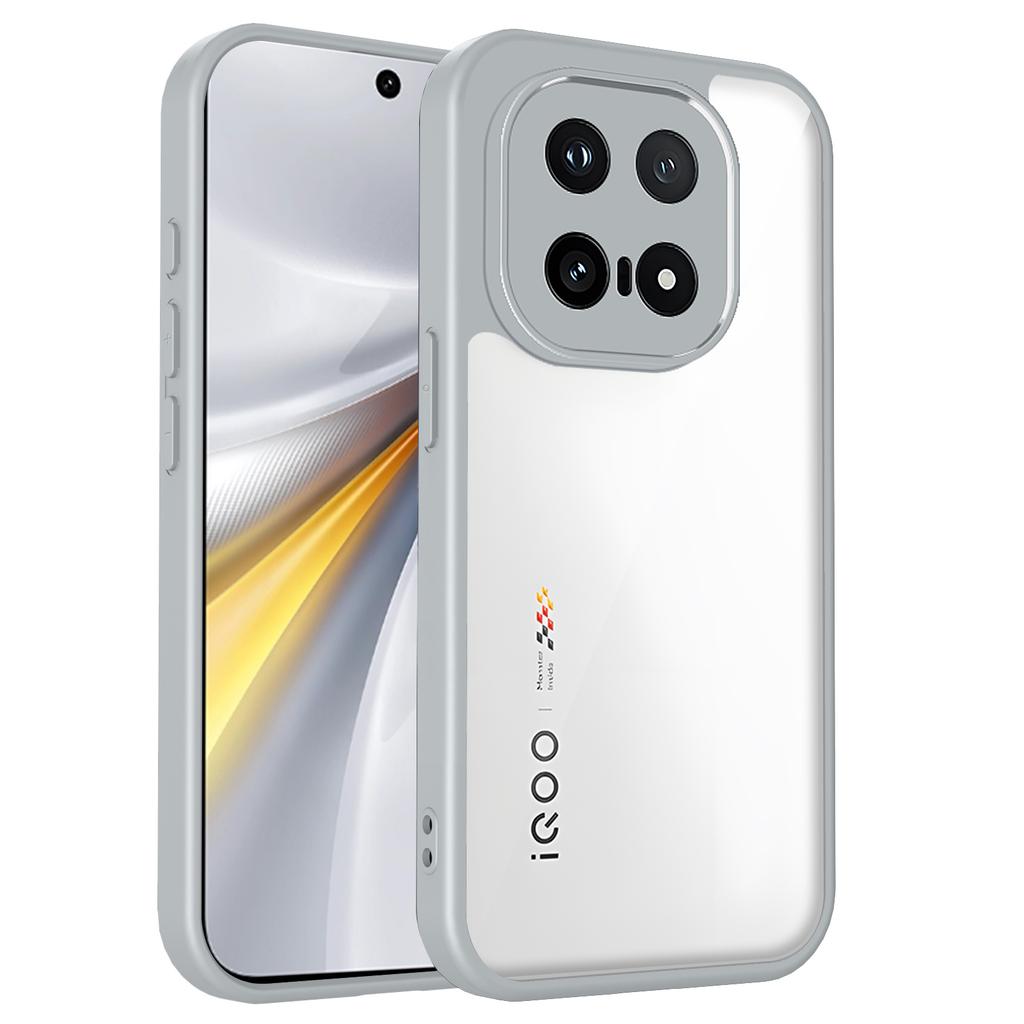 Чехол для vivo iQOO 13 Чехол для телефона vivo iQOO 13 Чехол Vivo Iqoo 13 iqoo 13 Амортизирующий Силиконовый бампер Прозрачная Матовая задняя крышка Жесткий