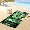 Name Custom Sporting CP Logo Print Beach Towel, Large Soft Quick Dry Towel for Beach Camping Swimming