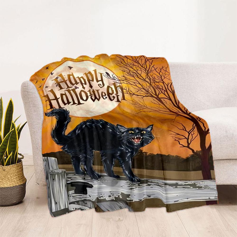 Halloween 45 Blanket Soft & Cozy Suitable for Bed Picnics Bedding for All Seasons Modern Style Ideal Gift for Friends Family Couples Picnic
