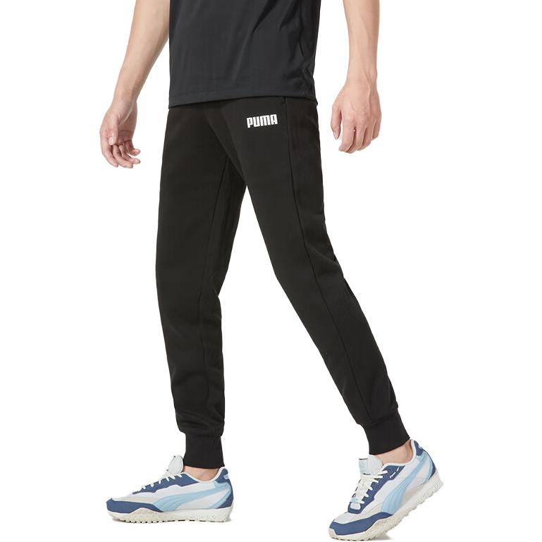 Puma Спортивные повседневные брюки с буквенным принтом, мужские, черные 848738-01