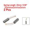 Основные угольные щетки для электродвигателей, упаковка из 2 шт., долговечность гарантирована