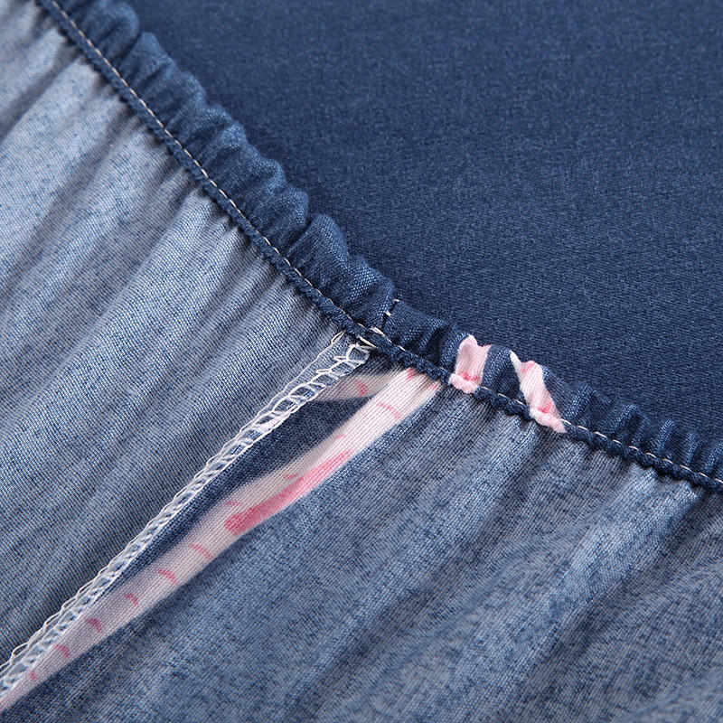 Наматрасник с эластичной резинкой по всему периметру, нескользящая пылезащитная простыня (Без наволочки)