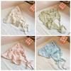Pastoral Style Triangle Turban French Hollow Out Hair Band Retro Women Hair Scarf  Summer