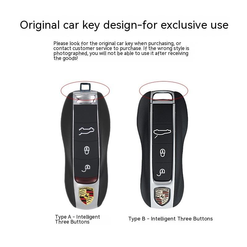 Suitable for Porsche Key Shell CayennemacanPanamera Key Cover