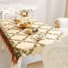 Versatile Santa Christmas Red Tablecloth Designed For Effortless Use In Various Holiday Occasions