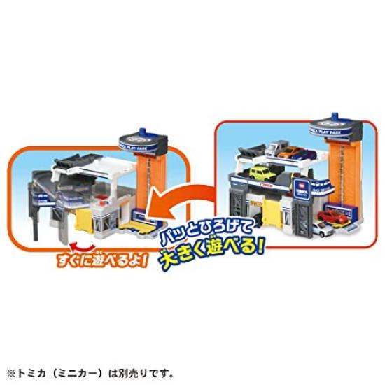 TAKARA TOMY Tomica Раскладывающийся и Убирающийся Игровой Парк Мини-Машинка Игрушка 3 и Давайте Играть! (Возраст вверх)