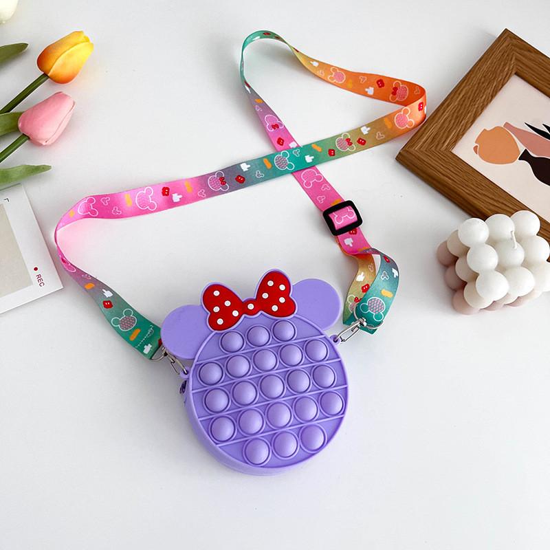 Cute Mini Silicone Sling Bag For Kids With Breathable Waterproof Features