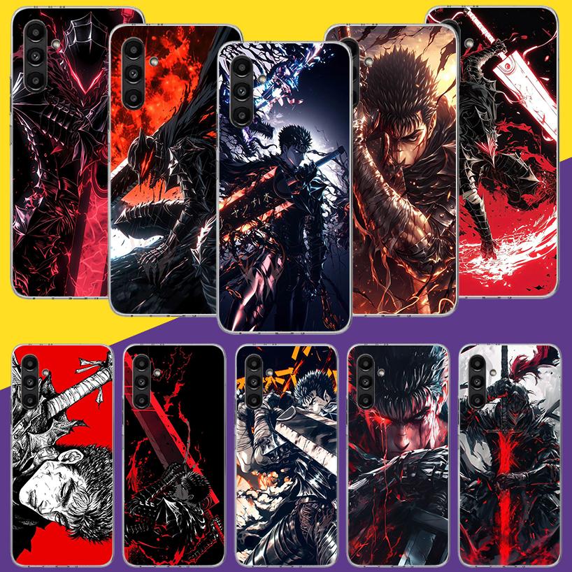 Чехол для телефона с аниме G-Guts B-Berserks для Samsung Galaxy A17 A16 A14 A15 A13 A57 A56 A54 A55 A53 A37 A36 A34 A35 A33 A26 A24 A25 A2