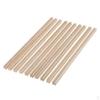 10 Pieces Balsa Wood Unfinished Groove S Dowel Rod 11mm