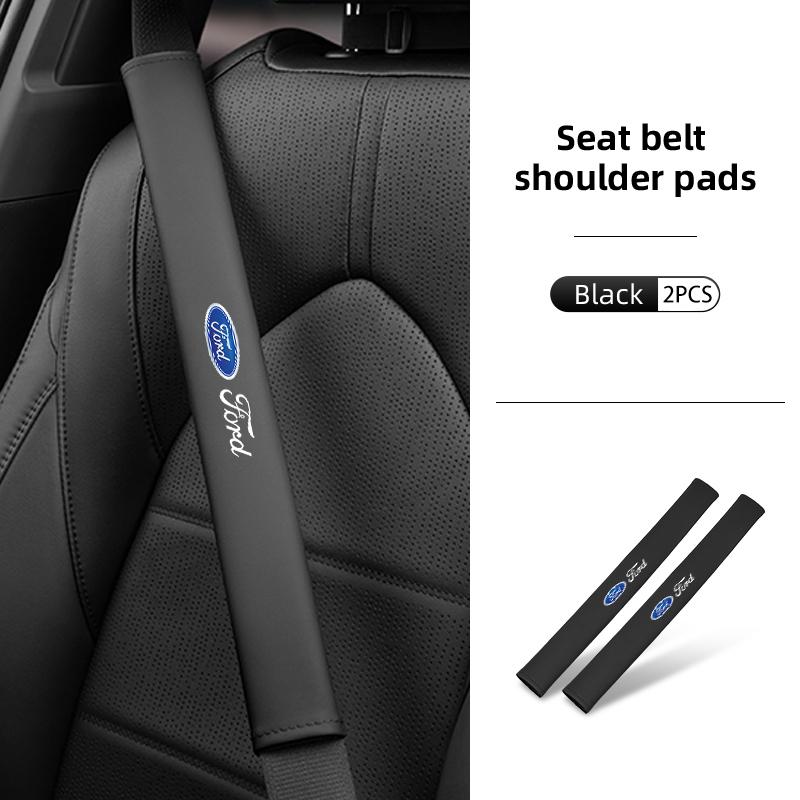 40cm Car Safety Belt Cover Adjustable Shoulder Strap Covers Shoulder Protector Pad For Ford Escape Ecosport Fusion Explorer qa1