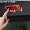 Наклейка-предупреждение об электрической крышке багажника Porsche