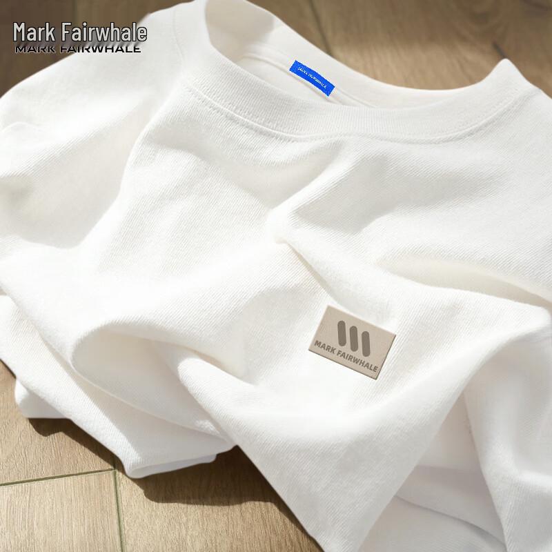 Мужская футболка Mark Hua Fei из плотного хлопка свободного кроя