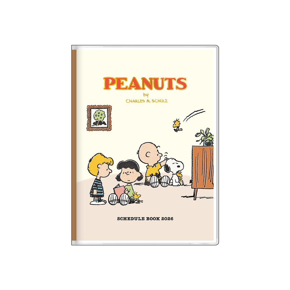 Sunstar Stationery Snoopy 2026 Weekly S2958996 Planner, B6, Room,