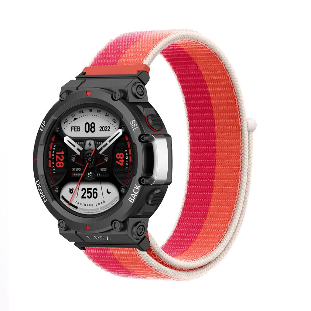 Нейлоновый ремешок-петля для умных часов Huami Amazfit T-REX 3/2, женский/мужской браслет для Amazfit T-Rex/T-Rex Pro, ремешок на запястье Correa