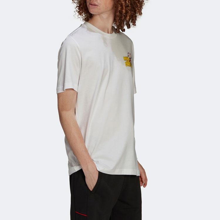adidas Original Manchester United Graphic Tee 'White' Men's HP0448